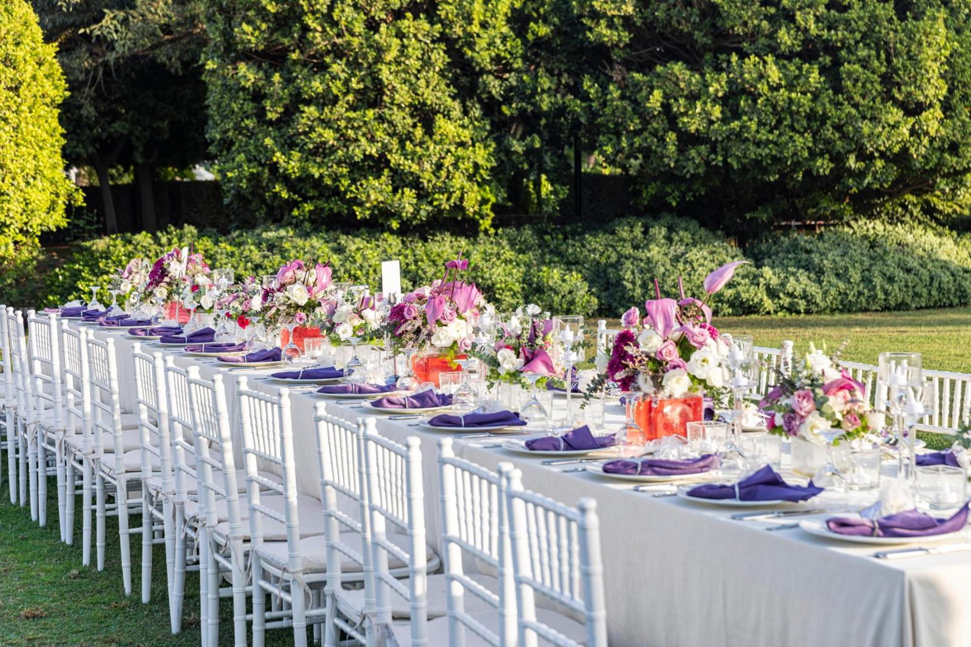 Concorde De Luxe Resort Αττάλεια Εξωτερικό φωτογραφία A long table set for a wedding reception